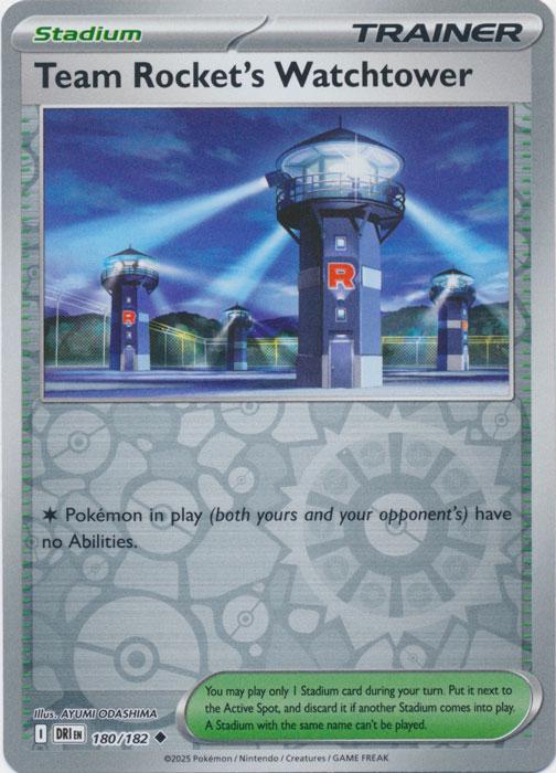 Team Rocket's Watchtower [Reverse Holo]